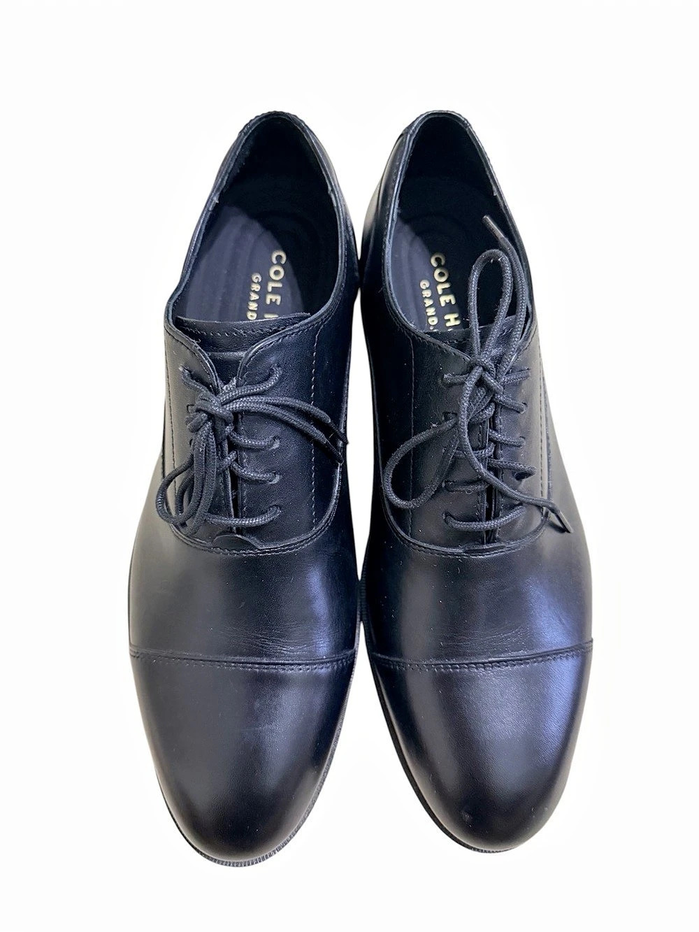 Cole Haan Black Cap Toe Oxfords Grand OS Men’s Size 8
